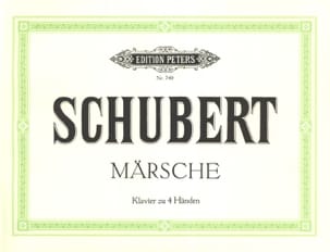 Marches. 4 Mains SCHUBERT Partition Piano