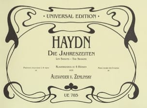 Die Jahreszeiten. 4 Mains HAYDN Partition Piano