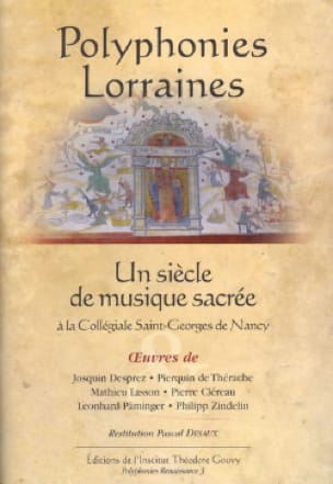 Polyphonies Lorraines Volume 3 Partition Chœur