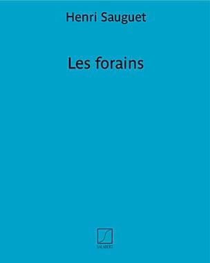 Les Forains Henri Sauguet Partition Piano