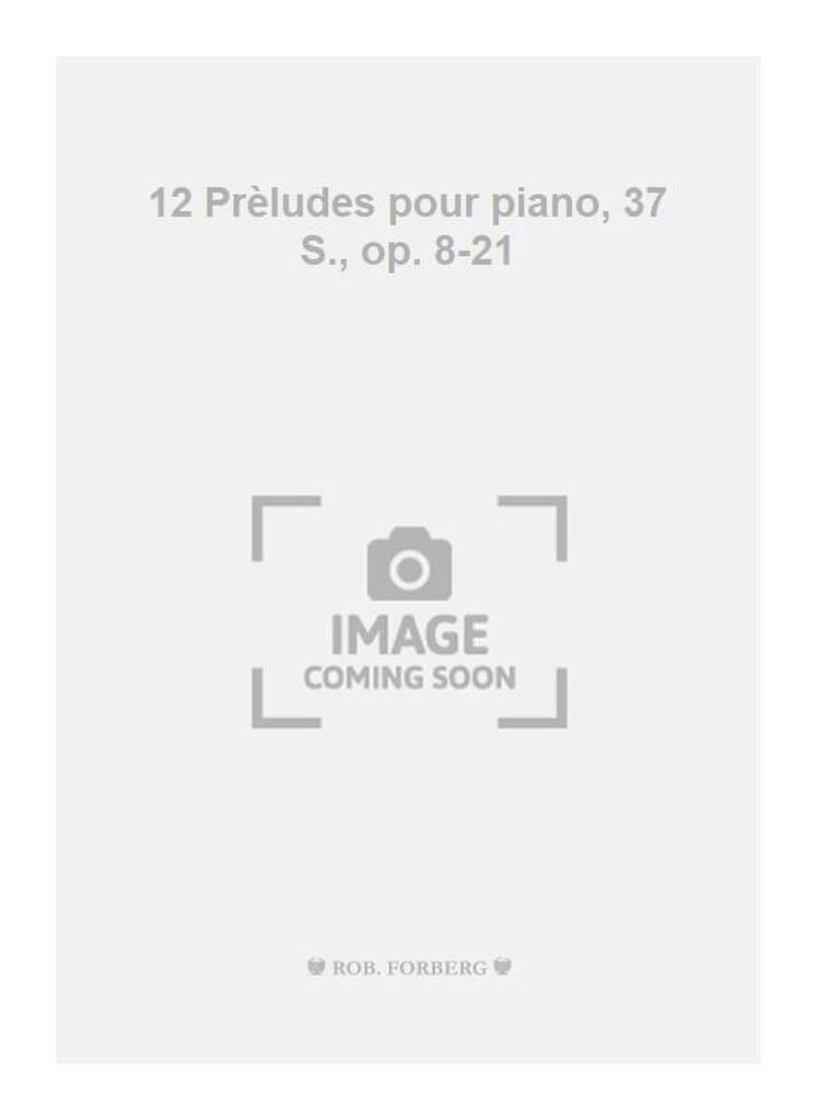 12 Préludes pour piano Henryk Pachulski Partition