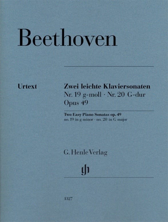 Sonates Opus 49-1 et 49-2 BEETHOVEN Partition Piano