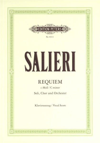Requiem En Ut Mineur - SALIERI - Partition - Chœur