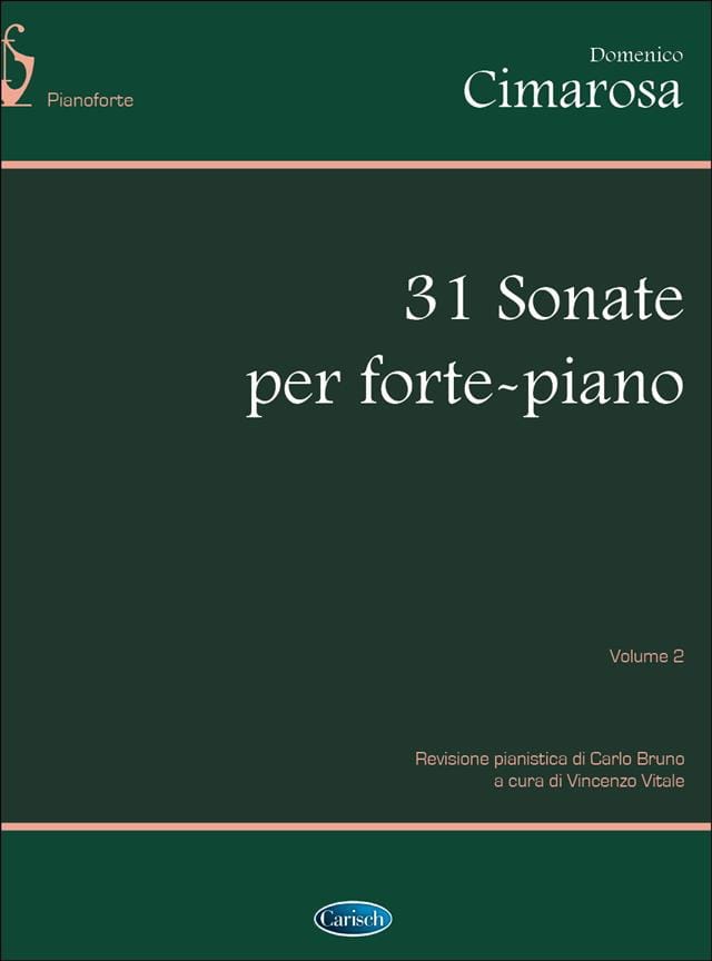31 Sonates. Volume 2 - CIMAROSA - Partition - Piano