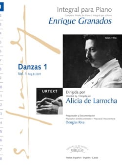 Danzas Volume 1 GRANADOS Partition Piano