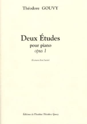 Deux Etudes Opus 1 Theodore Gouvy Partition Piano