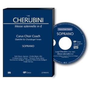 Messe solennelle en ré mineur CD Soprano - CHERUBINI - Partition