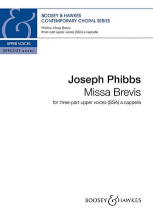 Missa brevis Joseph Phibbs Partition Chœur
