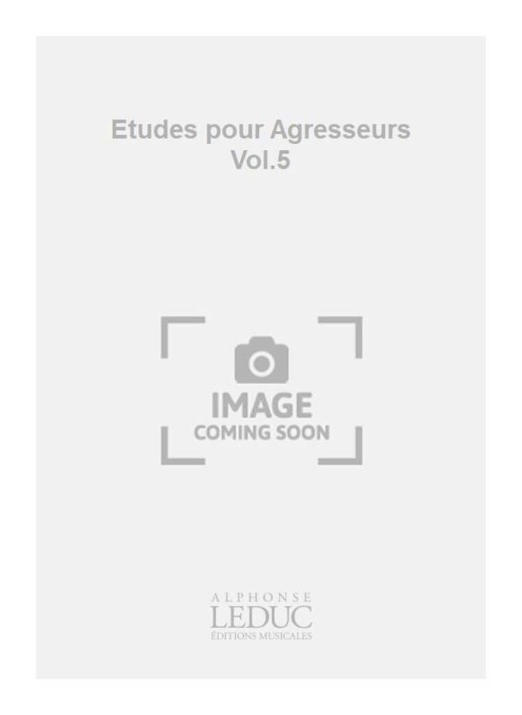 Etudes Pour Agresseurs Tome 2. 2 Pianos Louvier Partition Piano