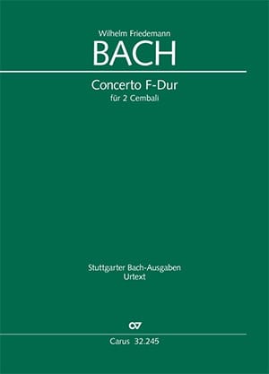 Concerto en Fa majeur pour 2 Clavecins - Wilhelm Friedemann Bach
