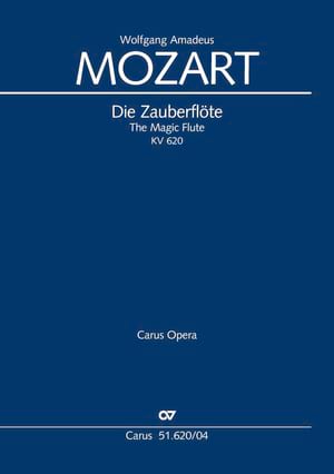Die Zauberflöte MOZART Partition Opéras