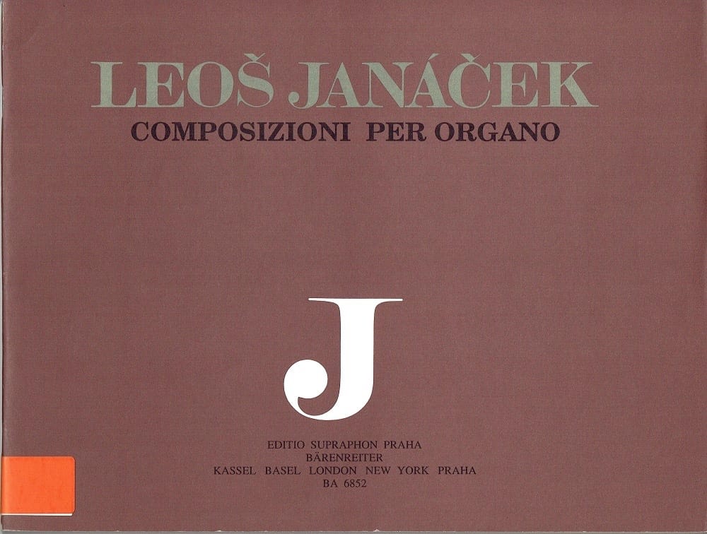 Oeuvre D'orgue Volume 2 JANACEK Partition Orgue