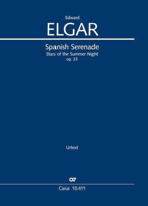 Spanish Serenade - opus 23. Elgar Edward Partition Chœur