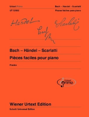 31 pièces faciles BACH / HAENDEL / SCARLATTI Partition Piano