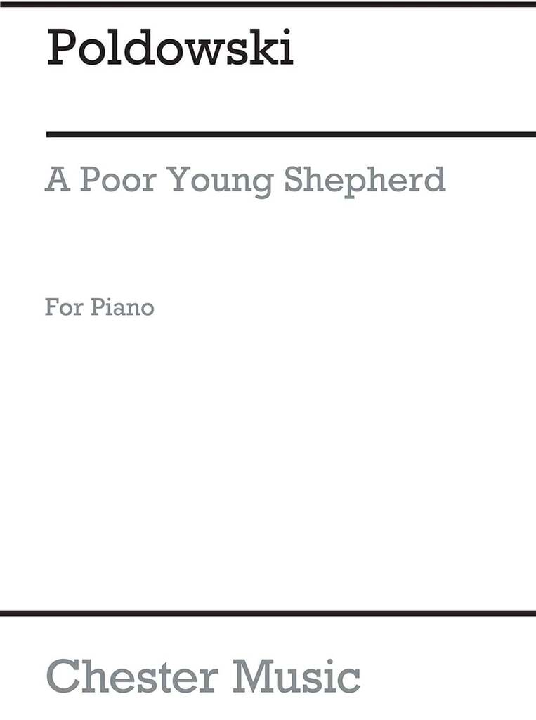 A Poor Young Sheperd Poldowski Partition Mélodies