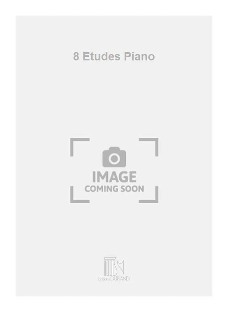 8 Etudes pour le Piano CASADESUS Partition Piano