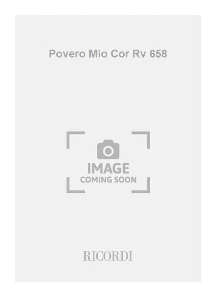 Il Povero Mio Cor RV 658 VIVALDI Partition Mélodies
