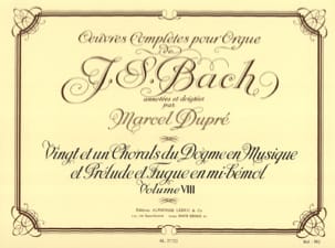 Oeuvres Complètes pour Orgue Volume 8 BACH / DUPRE Partition Orgue