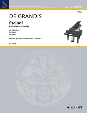 Preludes. Volume 2 Grandis Renato De Partition Piano