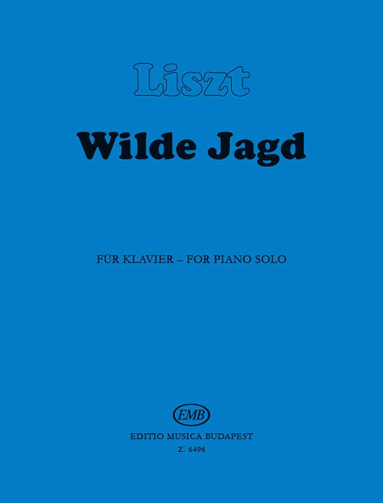 Etüden No. 8 Wilde Jagd LISZT Partition Piano