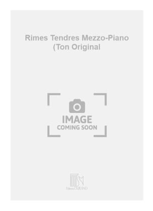  Rimes Tendres Vx Moy. Louis Aubert Partition Mélodies