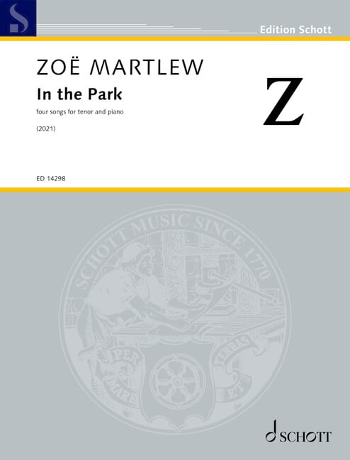 In the Park Zoë Martlew Partition Mélodies