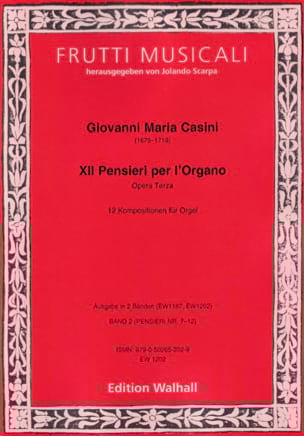 XII Pensieri per l'Organo Opus 3 - Volume 2 - Giovanni Maria Casini