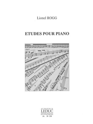 Etudes Pour Piano Lionel Rogg Partition Piano