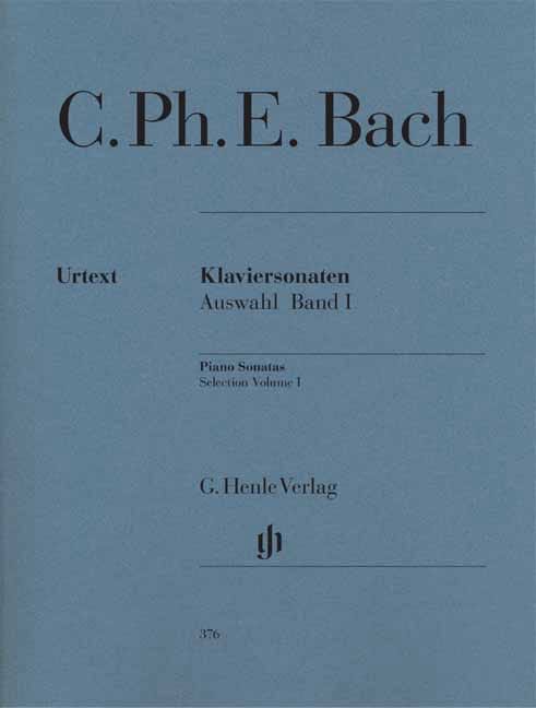 Sonates choisies pour piano Volume 1 - Carl-Philipp Emanuel Bach