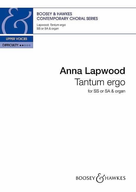 Tantum Ergo Anna Lapwood Partition Chœur