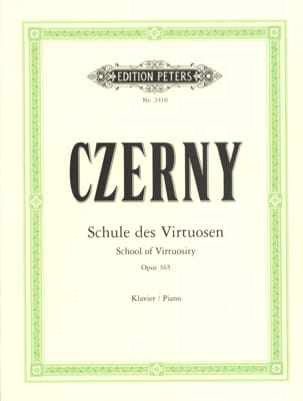 Schule des Virtuosen Opus 365 CZERNY Partition Piano