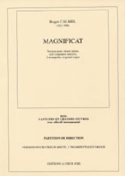 Magnificat 1ère Version Roger Calmel Partition Chœur