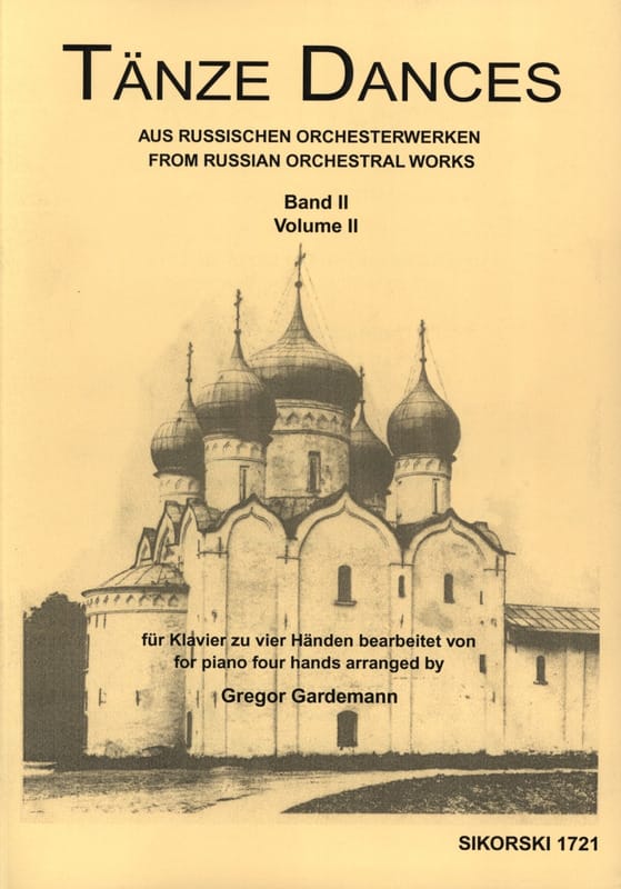 Tänze Aus Russischen Orchesterwerken Volume 2. 4 Mains - Partition