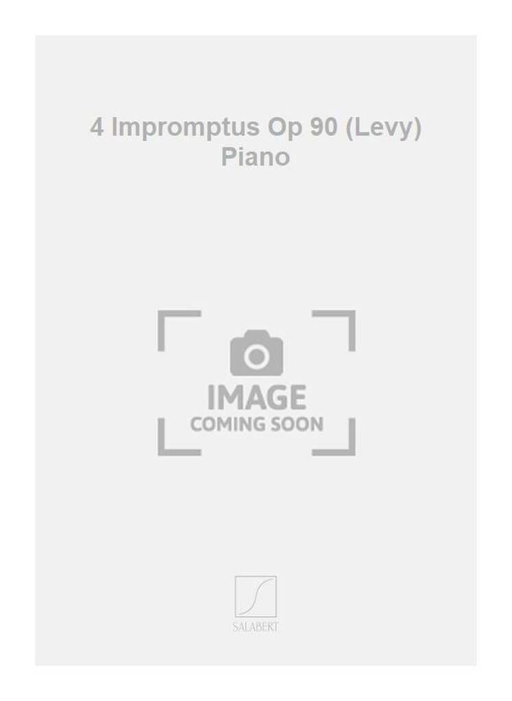 4 Impromptus Opus 90 SCHUBERT Partition Piano