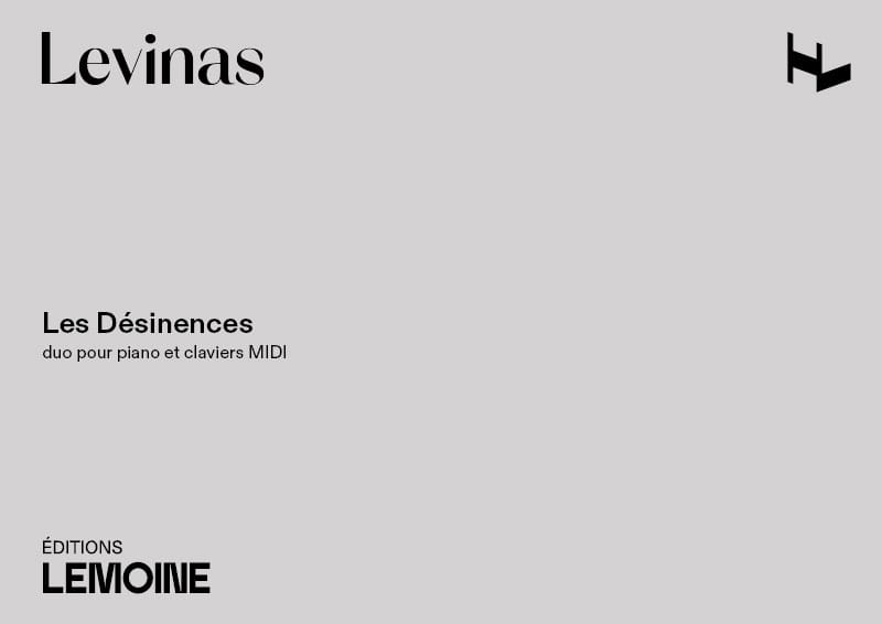 Les Désinences LEVINAS Partition