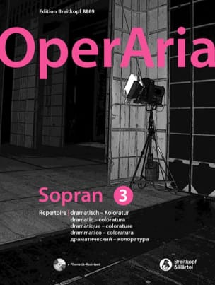 OperAria Soprano - Volume 3 Partition Recueils