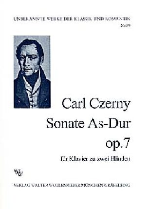 Sonate As Op. 7 - CZERNY - Partition - Piano