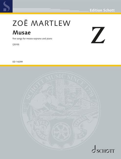 Musae Zoë Martlew Partition Mélodies