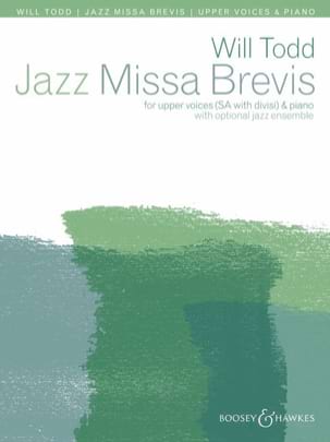 Will Todd - Jazz Missa Brevis - Partition - di-arezzo.fr
