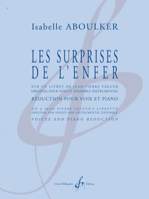 Les Surprises de L'enfer Isabelle Aboulker Partition Opéras