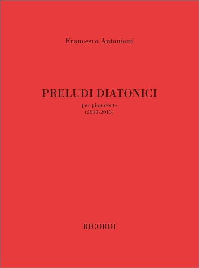 Preludio diatonici Francesco Antonioni Partition
