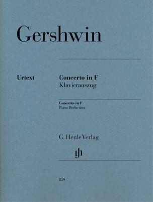 Concerto en Fa GERSHWIN Partition Piano