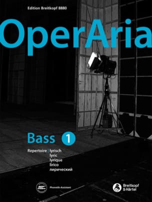 OperAria Basse - Volume 1 Partition Opéras