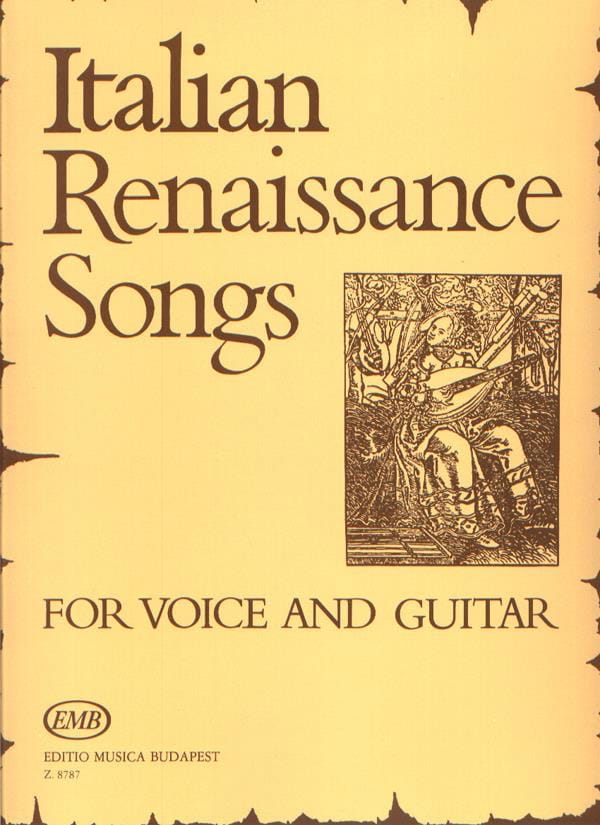 Italian Renaissance Songs Partition Guitare