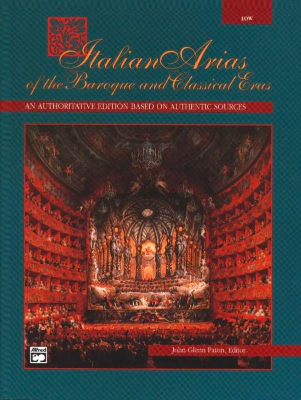 Italian Arias Of The Baroque And Classical Eras - Voix Grave - 