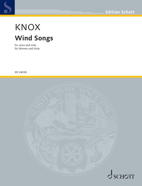 Wind Songs Garth Knox Partition Mélodies