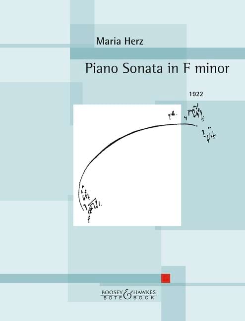 Sonate Pour Piano en Fa mineur Maria Herz Partition Piano