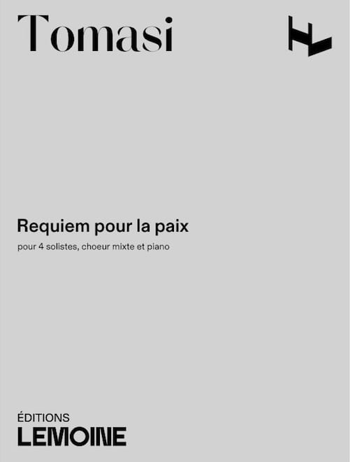 Requiem pour la paix Réduction Cht/Piano TOMASI Partition