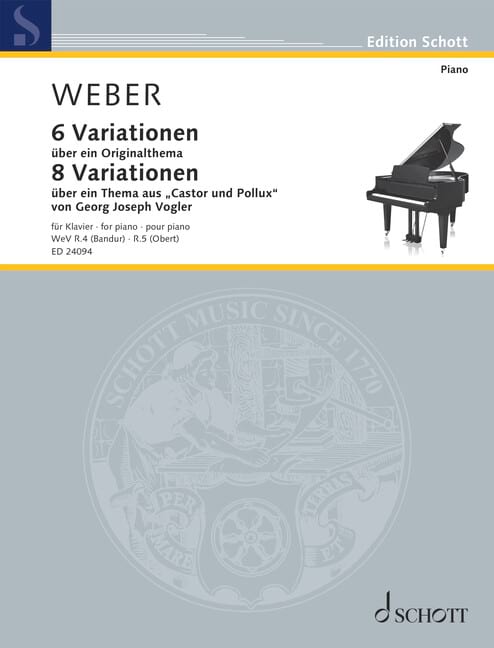 6 Variationen über ein Originalthema op. 2 & 8 Variationen über ein Thema aus Ca