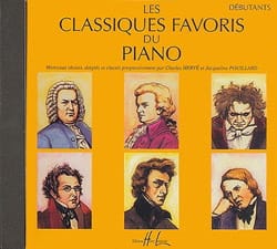 Classiques Favoris Débutant CD Partition Piano